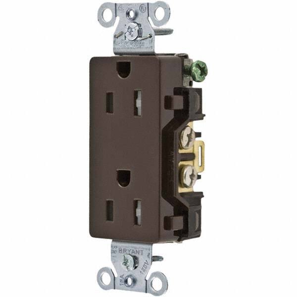 Bryant Electric - Straight Blade Receptacles Receptacle Type: Duplex Receptacle Grade: Commercial - Makers Industrial Supply