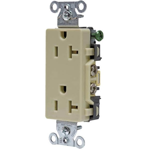 Bryant Electric - Straight Blade Receptacles Receptacle Type: Duplex Receptacle Grade: Commercial - Makers Industrial Supply