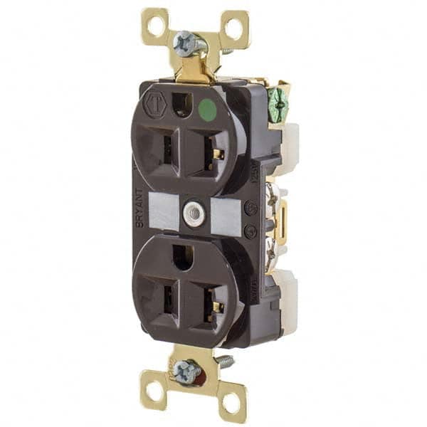 Bryant Electric - Straight Blade Receptacles Receptacle Type: Duplex Receptacle Grade: Hospital - Makers Industrial Supply