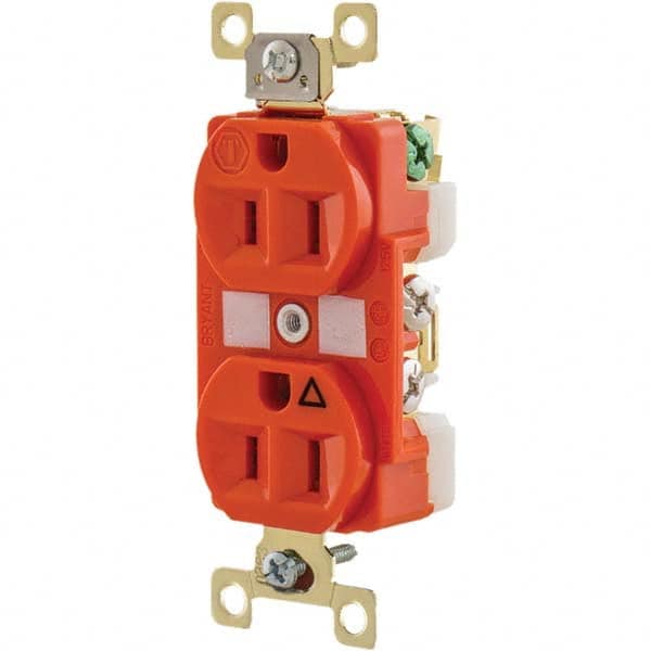 Bryant Electric - Straight Blade Receptacles Receptacle Type: Duplex Receptacle Grade: Industrial - Makers Industrial Supply