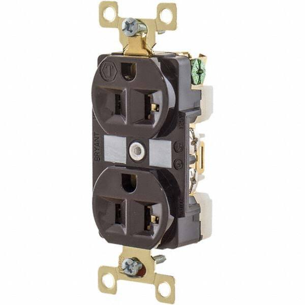 Bryant Electric - Straight Blade Receptacles Receptacle Type: Duplex Receptacle Grade: Industrial - Makers Industrial Supply