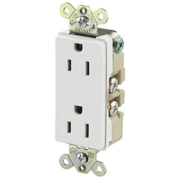 Bryant Electric - Straight Blade Receptacles Receptacle Type: Duplex Receptacle Grade: Industrial - Makers Industrial Supply