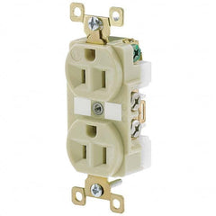 Bryant Electric - Straight Blade Receptacles Receptacle Type: Duplex Receptacle Grade: Industrial - Makers Industrial Supply