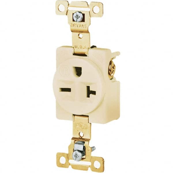 Bryant Electric - Straight Blade Receptacles Receptacle Type: Single Receptacle Grade: Industrial - Makers Industrial Supply