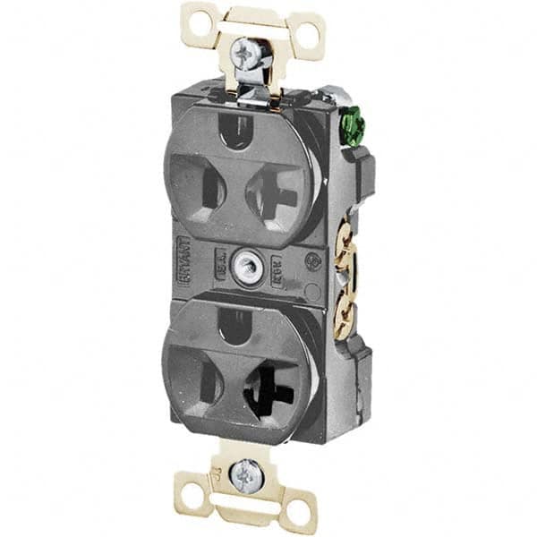 Bryant Electric - Straight Blade Receptacles Receptacle Type: Duplex Receptacle Grade: Industrial - Makers Industrial Supply