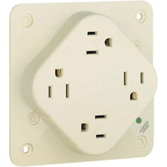 Bryant Electric - Straight Blade Receptacles Receptacle Type: Fourplex Receptacle Grade: Hospital - Makers Industrial Supply