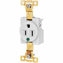 Bryant Electric - Straight Blade Receptacles Receptacle Type: Single Receptacle Grade: Hospital - Makers Industrial Supply