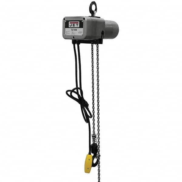 Jet - Electric Hoists Type: Electric Hoist Load Capacity (Ton): 1/8 - Makers Industrial Supply