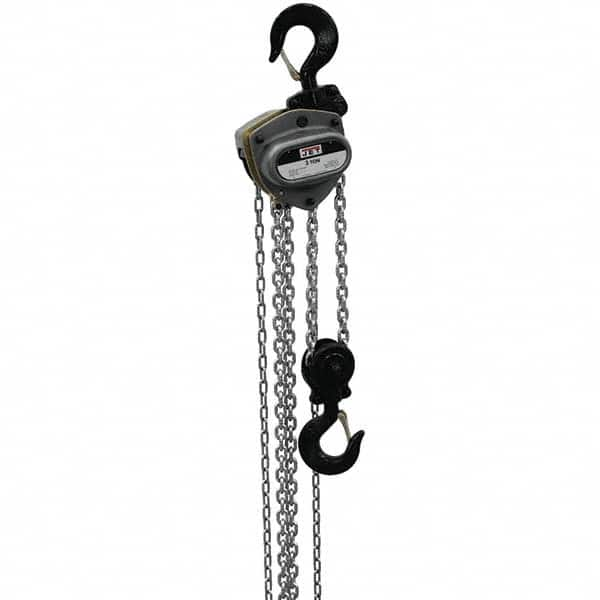 Jet - 6,000 Lb Capacity, 100' Lift Height, Manual Chain Hoist - Makers Industrial Supply