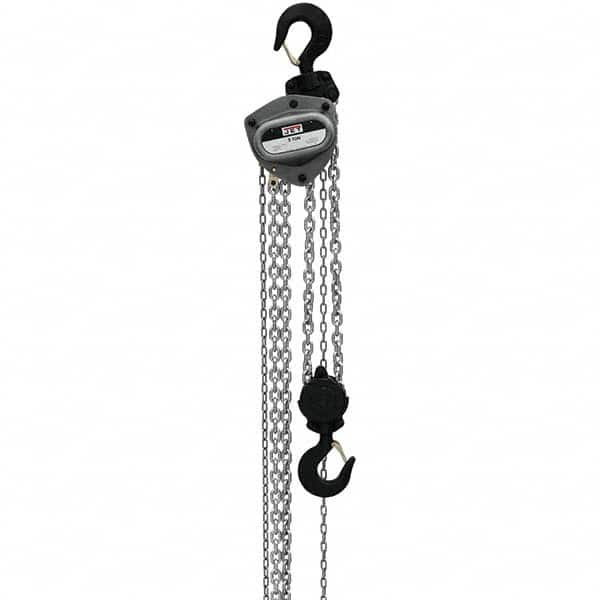 Jet - 10,000 Lb Capacity, 100' Lift Height, Manual Chain Hoist - Makers Industrial Supply