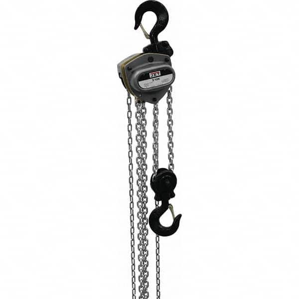 Jet - 10,000 Lb Capacity, 60' Lift Height, Manual Chain Hoist - Makers Industrial Supply