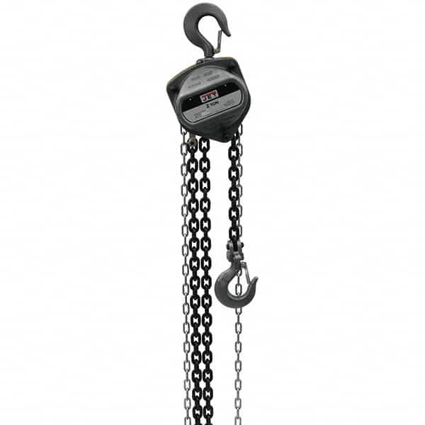 Jet - 1,000 Lb Capacity, 40' Lift Height, Manual Chain Hoist - Makers Industrial Supply