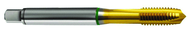 M8x1.25 6H Mod -Flute Cobalt Green Ring Spiral Point Plug Tap-TiN - Makers Industrial Supply