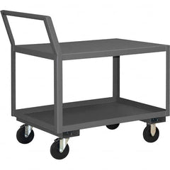 Durham - 1,400 Lb Capacity Work Height Platform Truck - Makers Industrial Supply