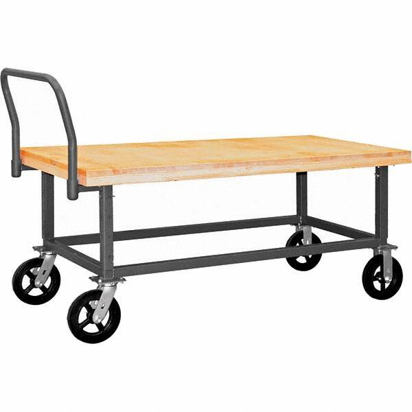 Durham - 1,800 Lb Capacity Work Height Platform Truck - Makers Industrial Supply