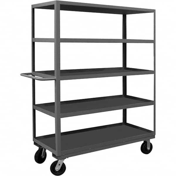 Durham - 3,000 Lb Capacity, 24-1/4" Wide x 54-1/4" Long x 68" High Heavy Duty Service Cart - Makers Industrial Supply