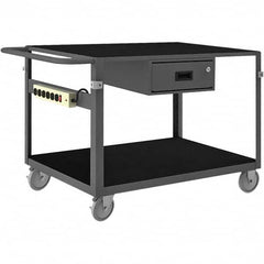 Durham - 1,000 Lb Capacity, 25-1/8" Wide x 42-11/16" Long x 34" High Instrument Cart - Makers Industrial Supply