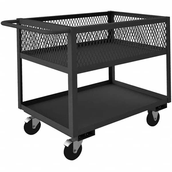 Durham - 1,400 Lb Capacity, 24-3/8" Wide x 36-1/4" Long x 35-1/8" High Heavy Duty Service Cart - Makers Industrial Supply