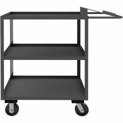 Durham - 3,000 Lb Capacity, 24-1/4" Wide x 75-1/4" Long x 51-1/16" High Order Picking Cart - Makers Industrial Supply