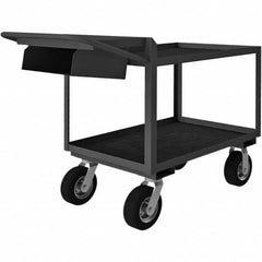 Durham - 1,200 Lb Capacity, 24-1/4" Wide x 52-3/8" Long x 38" High Mobile Cart - Makers Industrial Supply