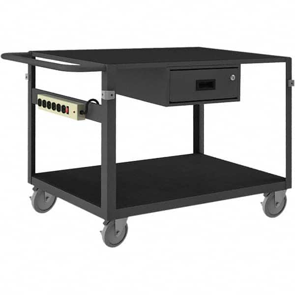 Durham - 1,000 Lb Capacity, 25-1/8" Wide x 42-11/16" Long x 34" High Instrument Cart - Makers Industrial Supply