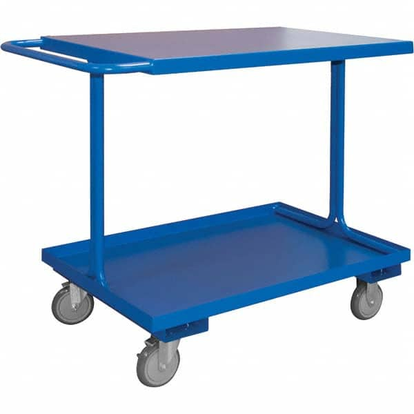 Durham - 1,200 Lb Capacity, 24" Wide x 42" Long x 35-13/16" High Access Shelf Cart - Makers Industrial Supply