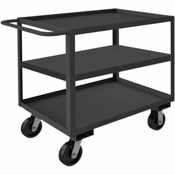 Durham - 1,200 Lb Capacity, 24-1/4" Wide x 42-1/4" Long x 48" High Heavy Duty Service Cart - Makers Industrial Supply