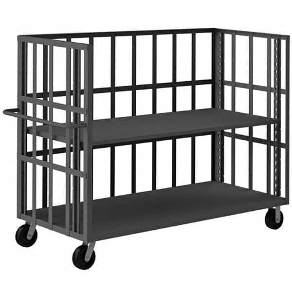 Durham - 3,000 Lb Capacity Open Portable Shelf Trucks - Makers Industrial Supply