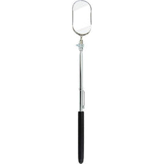 Ullman Devices - Inspection Mirrors Mirror Shape: Oval Overall Length (Inch): 8-1/2 - Makers Industrial Supply