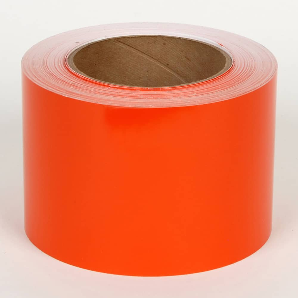 Cobra Systems - Labels, Ribbons & Tapes; Type: Vinyl Tape ; Color: Orange ; For Use With: VNM8 ; Width (Inch): 4 ; Length (Feet): 150 ; Material: Vinyl - Exact Industrial Supply