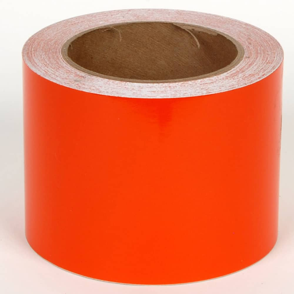 Cobra Systems - Labels, Ribbons & Tapes; Type: Vinyl Tape ; Color: Orange ; For Use With: VNM8 ; Width (Inch): 6 ; Length (Feet): 75 ; Material: Vinyl - Exact Industrial Supply