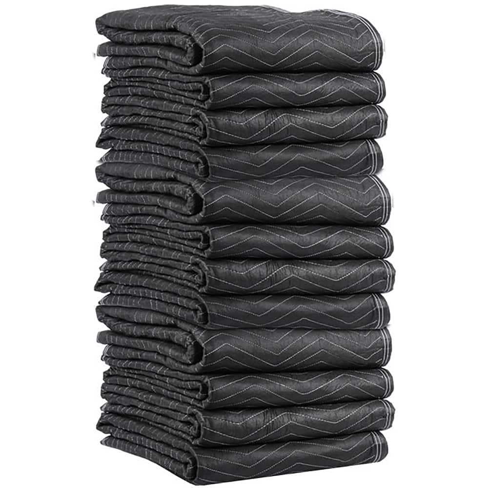 US Cargo Control - Tarps & Dust Covers; Material: Polyester ; Length (Inch): 80 ; Width (Inch): 72 ; Grommet: No ; Color: Black; Gray - Exact Industrial Supply