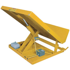 Vestil - Tilting Tables; Type: Single Scissor Lift & Tilt Tables ; Load Capacity (Lb.): 2000.000 ; Tilt Angle: 40 - Exact Industrial Supply