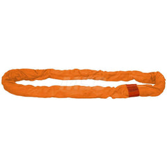 Sling: 3.88″ Wide, 48' Long, 90,000 lb Vertical, 72,000 lb Choker, 180,000 lb Basket, Dyneema & Nylon Orange