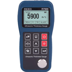 REED Instruments - Electronic Thickness Gages; Minimum Measurement (mm): 0.65 ; Minimum Measurement (Decimal Inch): 0.0300 ; Maximum Measurement (Inch): 15.7 ; Maximum Measurement (Decimal Inch): 15.7 ; Maximum Measurement (mm): 400.00 ; Resolution (mm): - Exact Industrial Supply