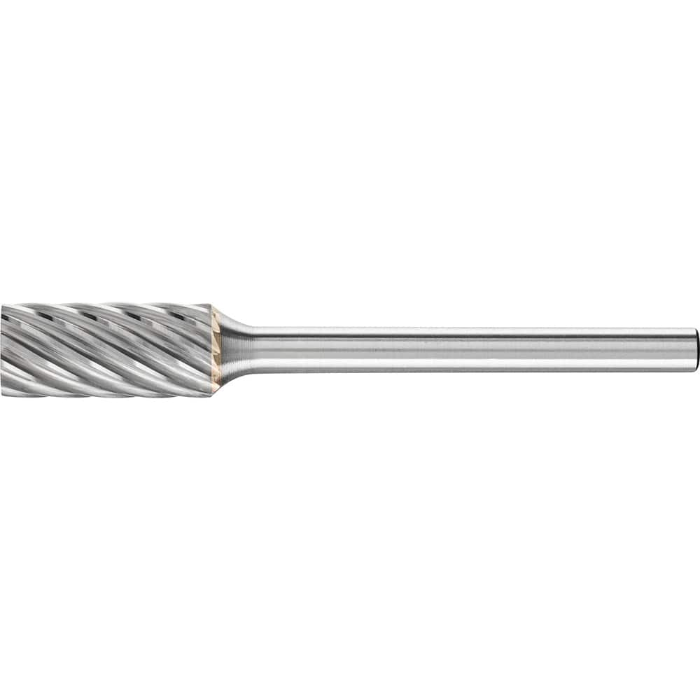 PFERD - SA-51, 1/4" Cut Diam, 1/8" Shank Diam, Carbide Inox Cut Cylinder Burr - Exact Industrial Supply