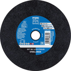 PFERD - Cutoff Wheels; Tool Compatibility: Angle Grinder ; Wheel Diameter (Inch): 7 ; Wheel Thickness (Inch): 0.0450 ; Abrasive Material: Aluminum Oxide ; Maximum RPM: 8500.000 ; Grit: 46 - Exact Industrial Supply