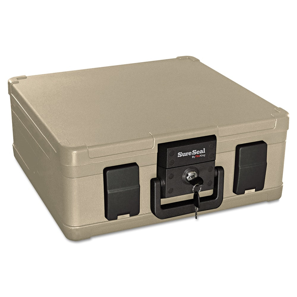 FireKing - Safes; Type: Personal Safe ; Internal Width (Inch): 13-7/64 ; Internal Height (Inch): 3-29/32 ; Internal Depth (Inch): 8-1/2 ; External Width (Inch): 15-29/32 ; External Height (Inch): 6-1/2 - Exact Industrial Supply