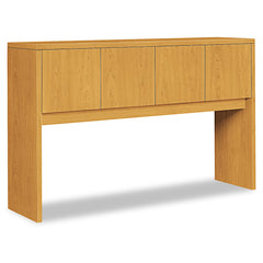 Hon - Office Cubicle Workstations & Worksurfaces; Type: Stack-On Storage Unit ; Width (Inch): 59-15/16 ; Length (Inch): 14-5/8 ; Material: Woodgrain Laminate ; Material: Woodgrain Laminate ; Additional Information: Series: 10500; Door Quantity: 4; Compar - Exact Industrial Supply