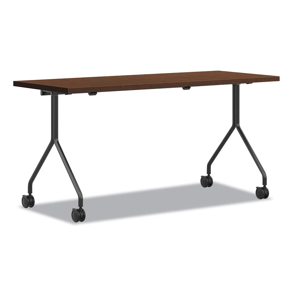 Hon - Stationary Tables; Type: Utility ; Material: High-Pressure Laminate ; Color: Shaker Cherry; Black ; Height (Inch): 29 ; Length (Inch): 30 ; Width (Inch): 60 - Exact Industrial Supply