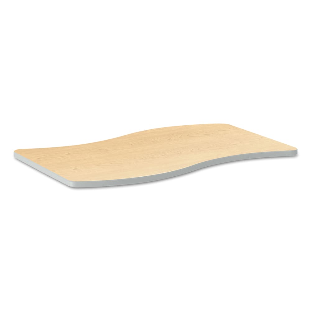 Hon - Stationary Tables; Type: Table Top ; Material: High-Pressure Laminate ; Color: Natural Maple; Platinum ; Height (Inch): 1-1/8 ; Length (Inch): 30 ; Width (Inch): 54 - Exact Industrial Supply