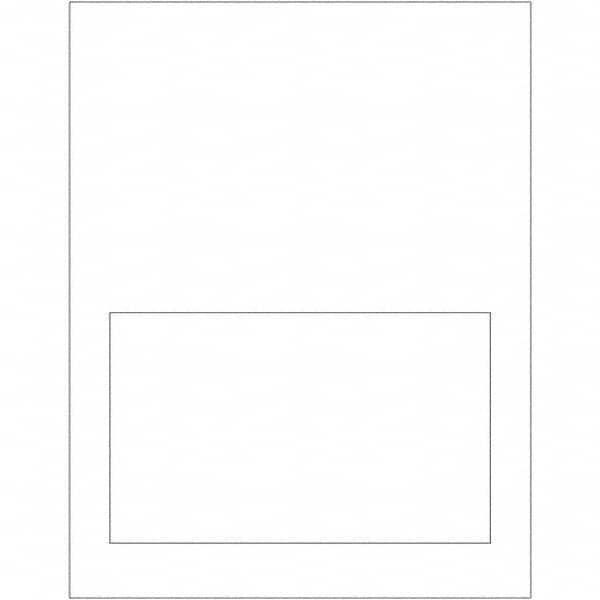 Tape Logic - Pack of (100) 7" x 4-1/4" White Paper Laser Labels - Makers Industrial Supply