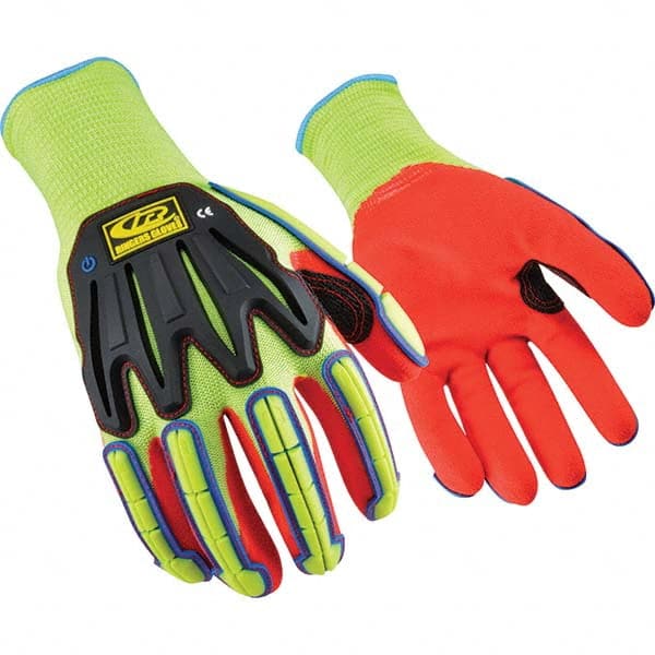 Ringers Gloves - Size S (8), ANSI Cut Lvl A6, Nitrile Coated Cut Resistant Gloves - Makers Industrial Supply