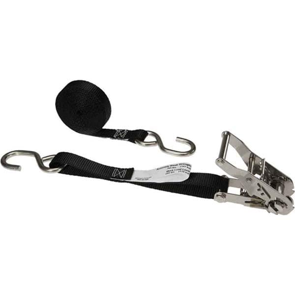 US Cargo Control - Slings & Tiedowns (Load-Rated) Type: Ratchet Tie Down Width (Inch): 1 - Makers Industrial Supply