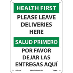 NMC - Safety Signs Message Type: COVID-19 Message or Graphic: Message & Graphic - Makers Industrial Supply