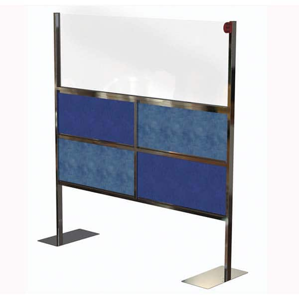 Lakeside - 75" x 72" Partition & Panel System-Social Distancing Barrier - Makers Industrial Supply