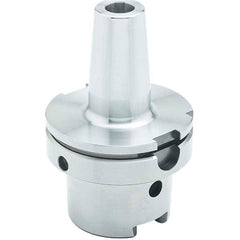 Shrink-Fit Tool Holder & Adapter: HSK100A Taper Shank, 1″ Hole Dia 4.33″ Projection, 2.48″ Nose Dia, 2″ Clamp Depth, Through Coolant