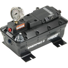 Enerpac - Power Hydraulic Pumps & Jacks Type: Air-Hydraulic Oil Capacity: 120 cu. in. - Makers Industrial Supply