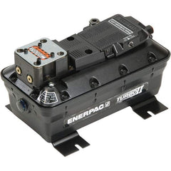 Enerpac - Power Hydraulic Pumps & Jacks Type: Air-Hydraulic Oil Capacity: 127 cu. In. - Makers Industrial Supply