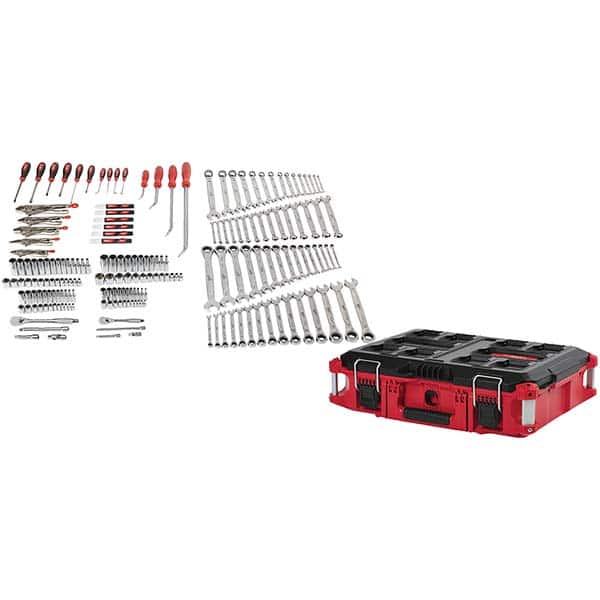 Milwaukee Tool - Combination Hand Tool Sets Tool Type: Mechanic's Tool Set Number of Pieces: 191.000 - Makers Industrial Supply